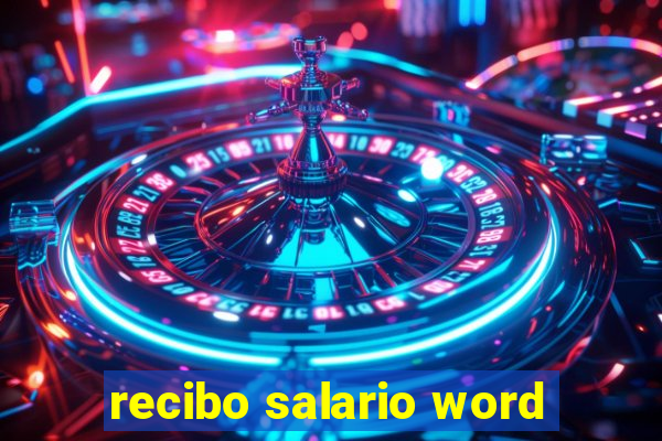 recibo salario word